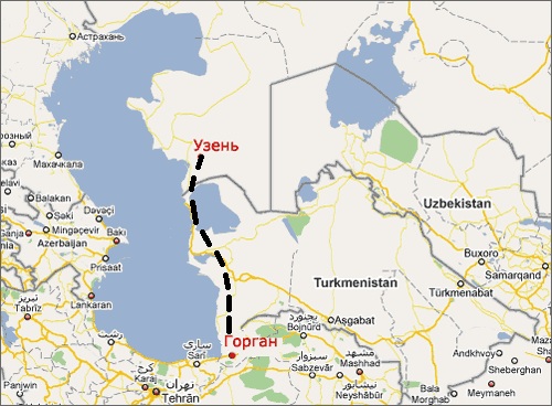 Железную дорогу Иран-Туркменистан-Казахстан предполагается ввести в эксплуатацию в течение 6 месяцев