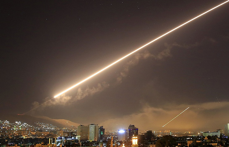Сирийская ракетная атака 