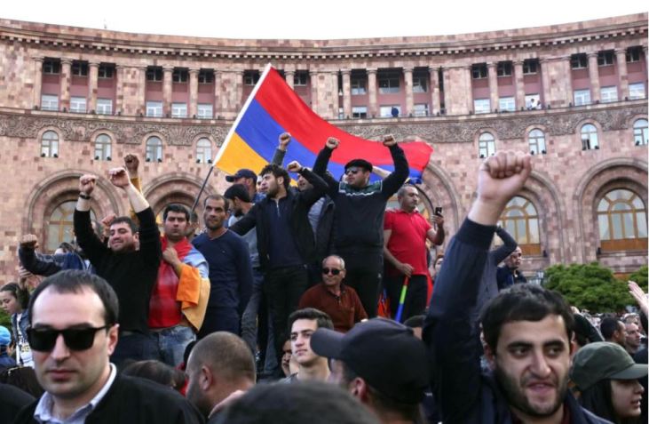 митинги в армении