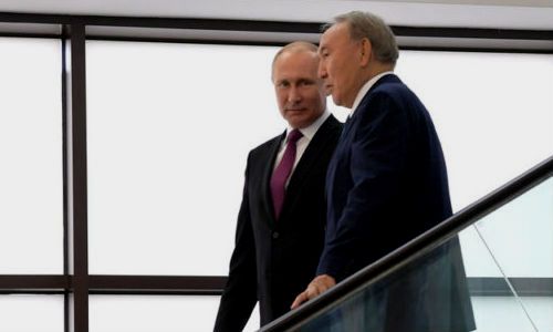 встреча президента Назарбаева с Владимиром Путиным