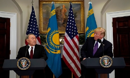 назарбаев трамп